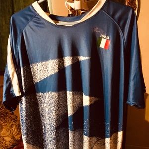 Mitre Elite Blue White Soccer Jersey Comfortable